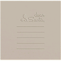 Quickutz Embossing Folder - Dear Santa