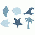 QuicKutz Die - Beach Shapes
